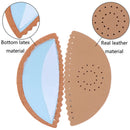 Breathable Invisible Triangle Leather Massage Orthopedic Insoles Arch SupporB3C