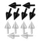 12 Pcs/Set 5mm Universal Motorcycle Windscreen