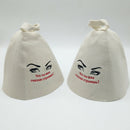4 Pack Sauna Hat Russian Banya Cap Wool Felt Modern Lightweight Head Protection