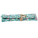 Student Stationery Canvas Roll Up Pencil Case Pen Brush Wrap Makeup Cosmeti