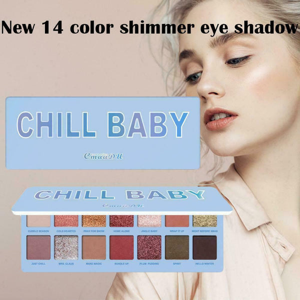 14 Color Waterproof Eye Shadow Palette Powder Makeup Matte Palette Eyeshado I6W8