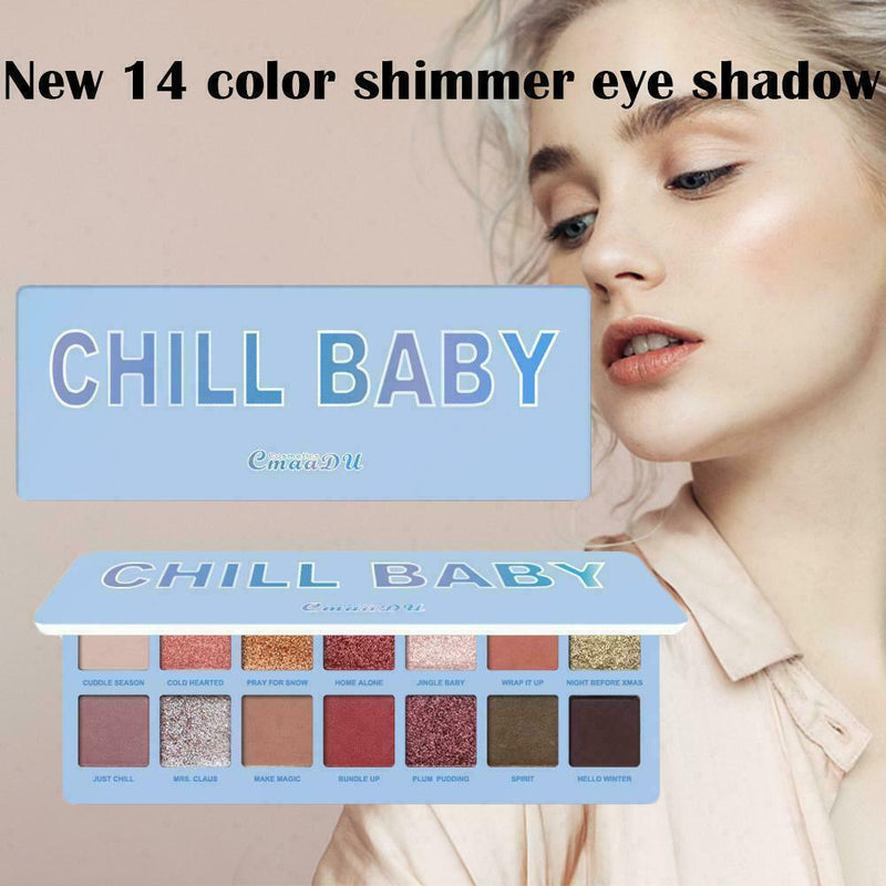 14 Color Waterproof Eye Shadow Palette Powder Makeup Matte Palette Eyeshado I6W8