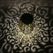 Solar LED Hanging Light Retro Hollow Metal Cloud Lantern Outdoor Decor Lamp