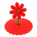 6 Pcs Sun Flower Silicone Cup Cover for Hot and Cold Drink, Cup lid Anti-du F9Z1