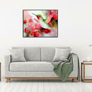 5D DIY Full Drill Diamond Painting Magpie Flower Cross Stitch Embroidery (A