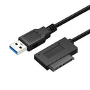 7+6 13Pin Slimline SATA DVD/CD Optical Drive to USB 3.0 for Laptop Cable Adapter