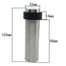 Steel Floor Mounted Door Stop Jam Stay Stopper Holder Bumper Stand 120mm