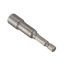 8mm Hexagon Magnetic Nut Socket Driver Bit Adapter 65mm Long 10 Pcs