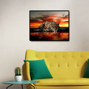 5D DIY Full Round Diamond Painting Tiger Embroidery Canvas Art (L2186)