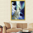 5D DIY Round Drill Diamond Painting Wolf Cross Stitch Embroidery Mosaic Kit
