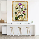 5D Full Drill Diamond Embroidery Painting DIY Flowers Mosaic Cross Stitch