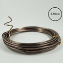 Anodized Aluminum Bonsai Training Wire 5-Size Starter Set-1.0mm,1.5mm,2.0mm