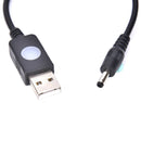 3.5mm USB DC Power Charging Cable Charger Cable Wire for Flashlight Head lamp OZ