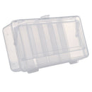 2 Tray Compartments Fishing Fish Lure Box Tackle Two-Sided Storage Plastic