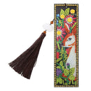 DIY Special Shaped Diamond Painting Leather Tassel Bookmark Creative Gift