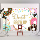 Childlike Doughnut Backdrops Photo Studio Video Background Cloth 0.9 X 1.5m