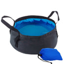 8.5L Outdoor Portable This Washbasin Wash Camping Folding Pot Camping Cookw J6T1