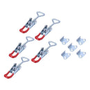 4001 100Kg 220Lbs Holding Capacity Latch Door Button Toggle Clamp 5pcs