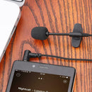 3.5mm Mini Studio Speech Microphone Adjustable Lapel Mic for PC Notebook