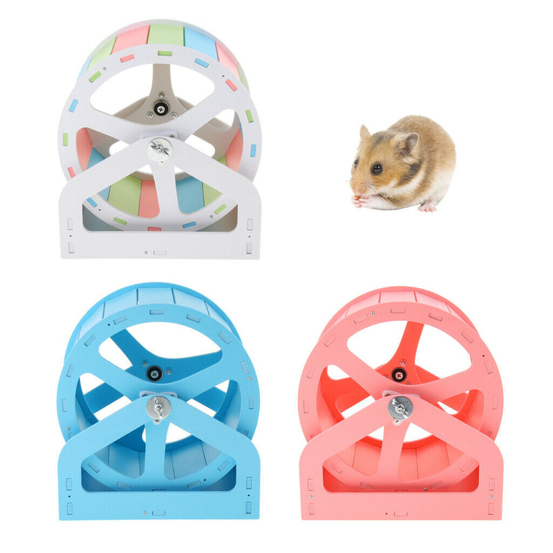 Hamster Chinchilla Small Animals Silent Running Exercise Wheel Toys Colorful