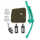 Air Filter + Fuel Line Filter-Primer Bulb For Stihl Fs38 Fs45 Fs46 Fs55 Km5 K5G9