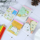 Cartoon Note Pad Pocket Portable Learning Note Supplies 100 Pages Memo Pad OZ