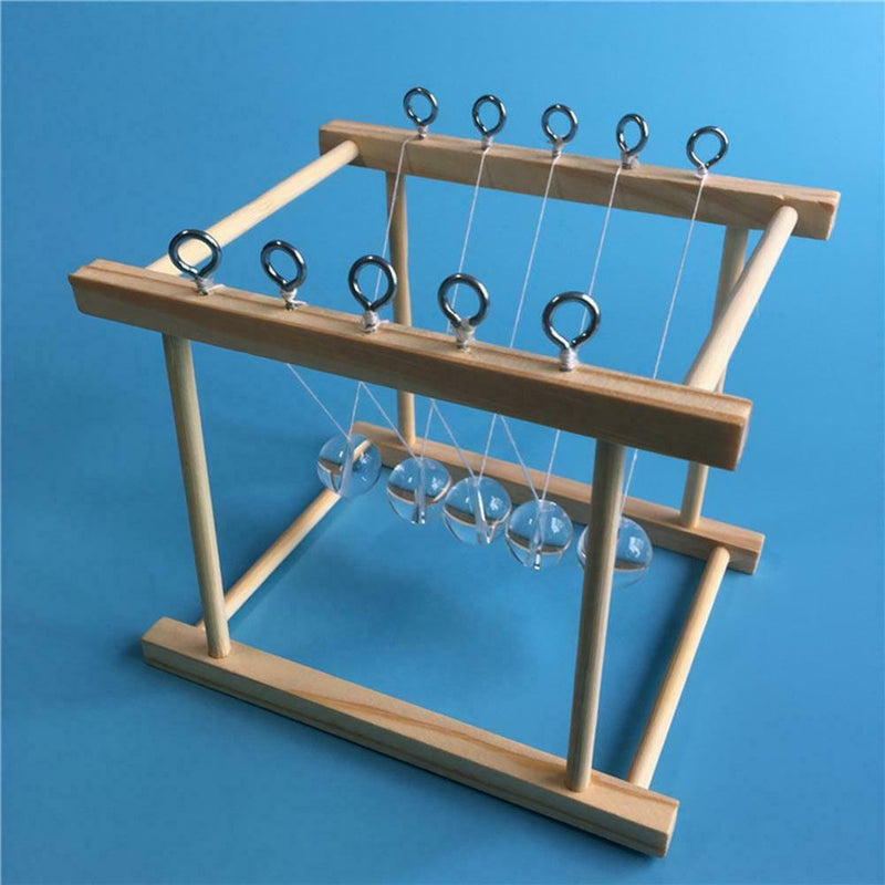 DIY Newtons Pendulum Balance Balls Physics Science Cradle Educational Toys