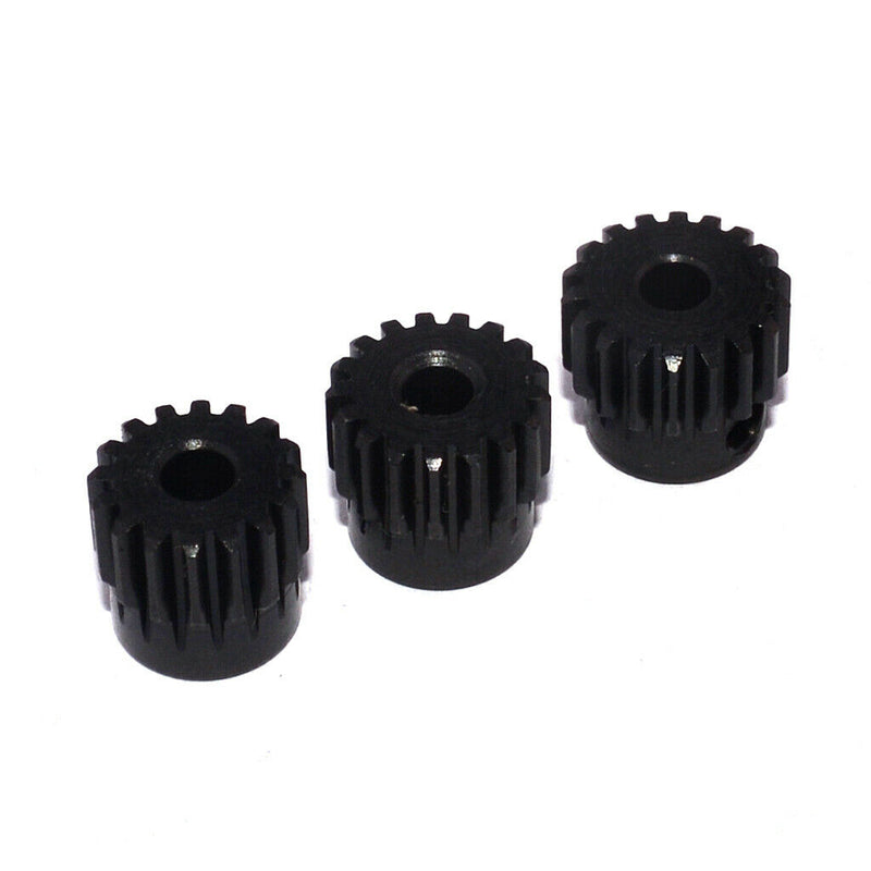 3pcs Gears Motor Gears Without Brush Steel [16T 17T 18T] 48DP RC Car