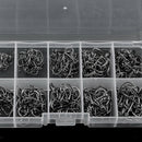 500pcs High Carbon Steel Fishing Hooks Set Offset Sport Circle Octopus Hook