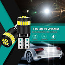 2X T10 501 194 W5W SMD 24 LED 6000K Car CANBUS Error Free Wedge Light Bulb-White