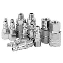 14pcs Air Line Hose Compressor Fitting 1/4 Inch Bsp Metal Connectors Couple