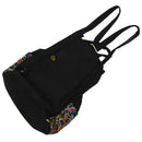 canvas embroidery Ethnic backpack women handmade flower Embroidered Bag Tra