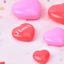 6Pcs/set heart magnetic pin button notice memo message note whiteboard maï¼W