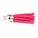 12 Pieces Colorful Velvet Tassel Charms Pendants For Bags Necklace Earrings