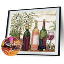 5D DIY Full Round Drill Diamond Painting Wine Glass Embroidery Kits (LG174) A