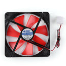 140mm 4 Pin Speed Adjustable Silent PC Case Cooling Fan Desktop CPU Cooler Fan