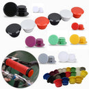 3Pair Bicycle Bike Handlebar Plastic End Plugs Bungs Caps End Plugs Cap Coverã€LJ