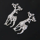 10Pcs Wholesale Alloy Reindeer Scrapbooking Christmas Craft Embellishments
