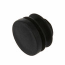 Plastic Round Blanking End Ribbed Caps Tube Inserts 19mm Dia 12 Pcs E5O5
