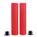 Bike Grips UltraLight Silicone Material Handlebar MTB Bicycle Grip(Red)