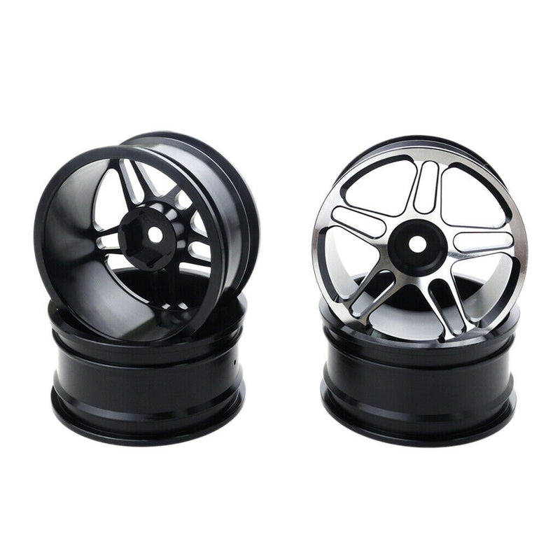 4-Pack Aluminum Alloy Wheel Rims for HSP HPI Team  Hongnor RC Drift Car