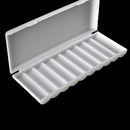 Portable plastic battery case cover holder storage box for 10X 18650 Batteries L