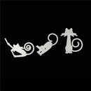 Cute Cat Design Metal Cutting Dies For DIY Scrapbooking Album Paper Cards HT FT