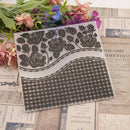 rose Embossing folders Plastic Embossing Folder For Scrapbooking DIY card JR