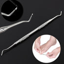 Ingrown toe nail corrector tool kit paronychia correction clipper pedicure set &