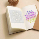 9pcs/set Walls Painting Layering Stencils Scrapbooking Embossing Template H F5U6