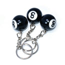New Black 8 Billiard Ball Key Chain Bag Accessories Keyring Car Key Holder G Bj
