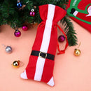 1pc Christmas Non-woven Belt Buckle Wine Bottle Cover Bag Party Table Decor