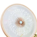Embroidery Kits for Beginners,Creative Dandelion Hand Embroidery Cross Stit T2J2