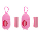 Easy Carry Travel Pet Waste Bag Plastic Dog Poop Bags With Dispenser Clip